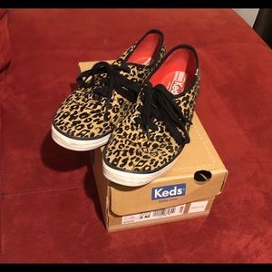 Keds leopard shoes